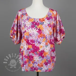 Viskosestoff RADIANCE Gracia flowers digital print