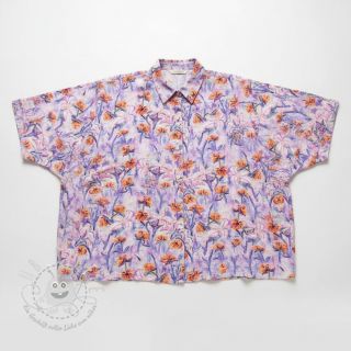 Viskosestoff RADIANCE Dried flower digital print