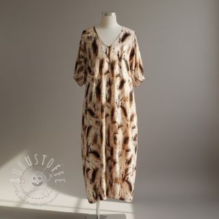 Viskosestoff RAYON POPLIN Diverse graphics design F digital print