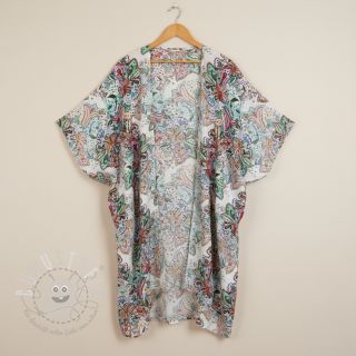 Viskosestoff RAYON POPLIN Fantasy floral design D digital print