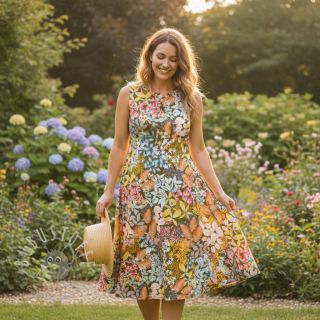 Viskosestoff Maelle kaki