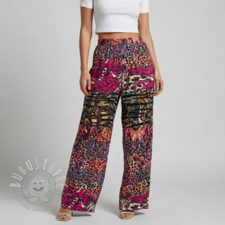 Viskosestoff Dimulti red digital print