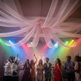 Feintüll ROYAL MULTI FOIL rose