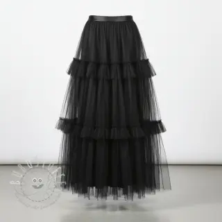 Feintüll black 160 cm