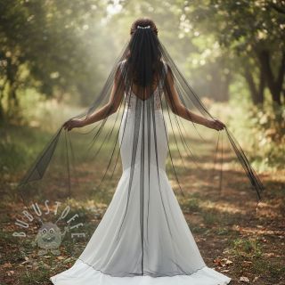 Feintüll black 160 cm