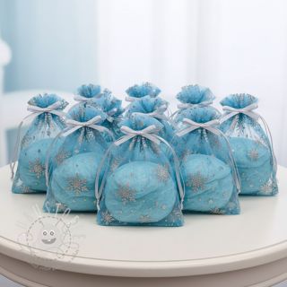 Feintüll Crystal light aqua