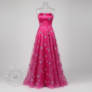 Feintüll Crystal fuchsia