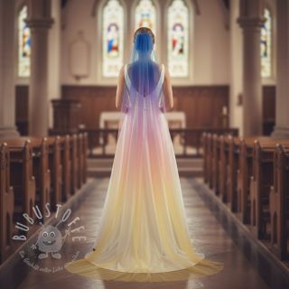 Feintüll Rainbow design C