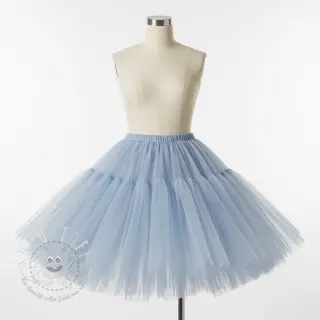 Feintüll baby blue 160 cm