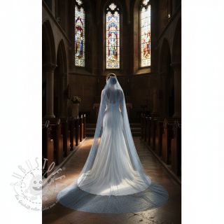 Feintüll ROYAL SPARKLE jeans silver