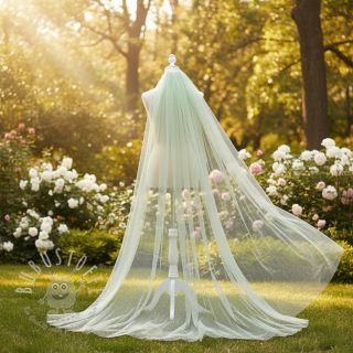 Feintüll ROYAL SPARKLE mint gold