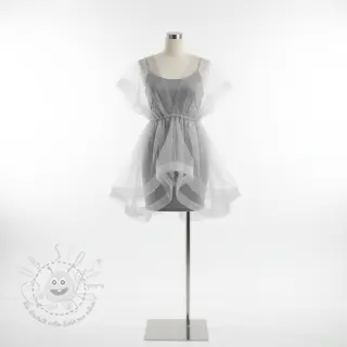 Feintüll ROYAL SPARKLE grey silver