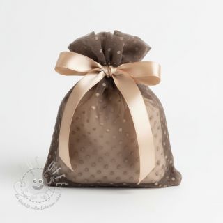 Feintüll SPOT dark taupe