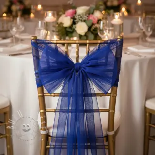 Feintüll cobalt 160 cm