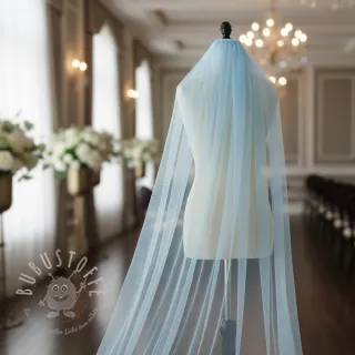 Feintüll light blue 160 cm