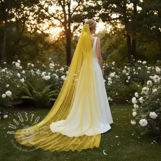 Feintüll yellow 160 cm