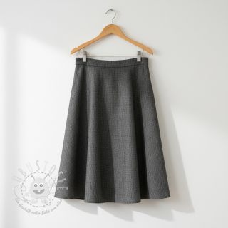 Leinen mit Baumwolle Denim Twill black