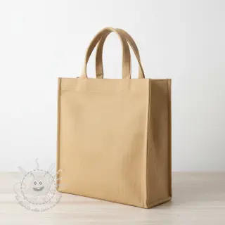 Leinen mit Baumwolle Fishbone camel