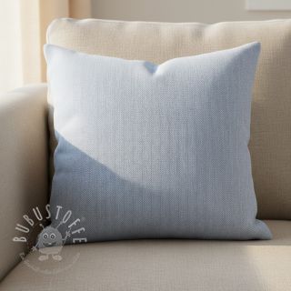 Leinen mit Baumwolle Fishbone light blue