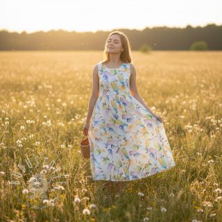 Leinen mit Baumwolle Bottles digital print