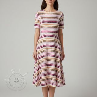 Baumwollstoff Small stripes Snoozy old pink