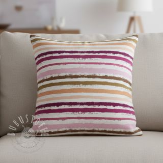 Baumwollstoff Big stripes Snoozy old pink