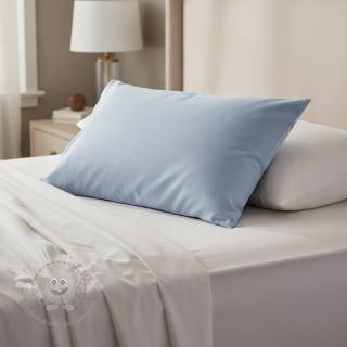 Baumwollstoff popeline baby light blue