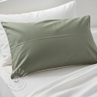 Baumwollstoff popeline olive