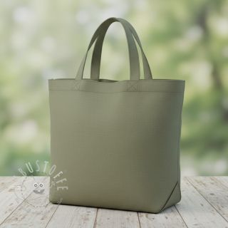 Baumwollstoff popeline olive