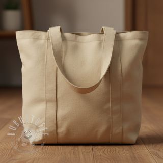 Baumwollstoff popeline light brown