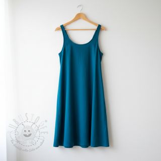 Baumwollstoff popeline ocean blue