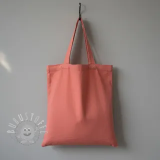 Baumwollstoff popeline dark coral