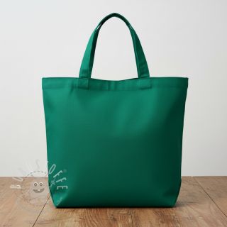 Baumwollstoff popeline dark emerald