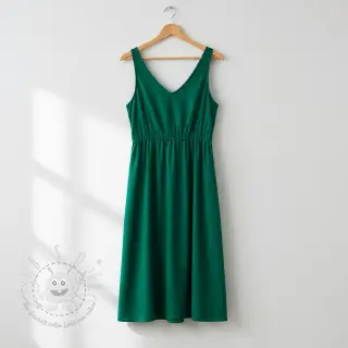 Baumwollstoff popeline dark emerald
