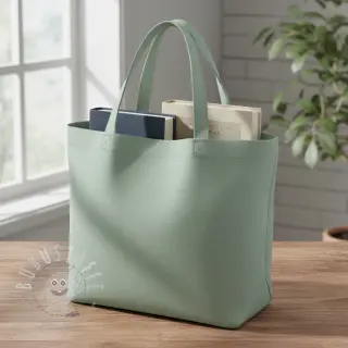 Baumwollstoff popeline dark mint
