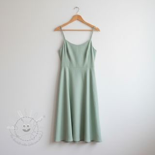 Baumwollstoff popeline dark mint