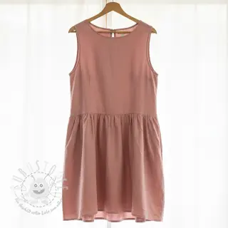 Baumwollstoff popeline dark rose