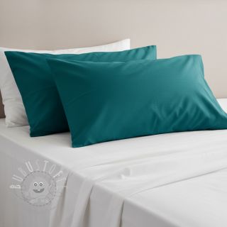 Baumwollstoff popeline forest petrol