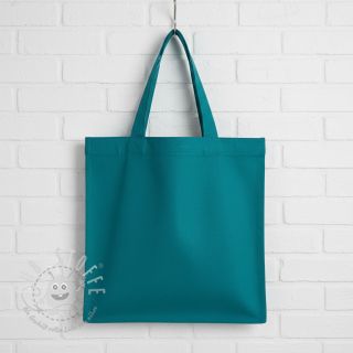 Baumwollstoff popeline forest petrol