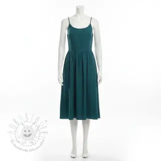 Baumwollstoff popeline dark cyan