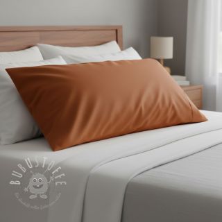 Baumwollstoff popeline cognac