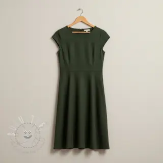 Baumwollstoff popeline army green