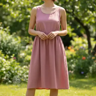 Baumwollstoff popeline blush