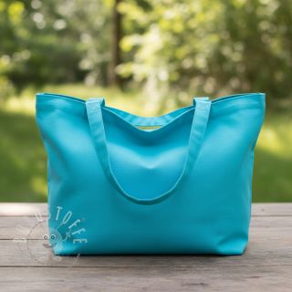 Baumwollstoff popeline light turquoise