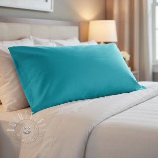 Baumwollstoff popeline light turquoise