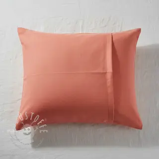 Baumwollstoff popeline coral