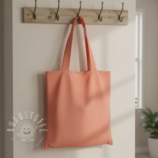 Baumwollstoff popeline coral