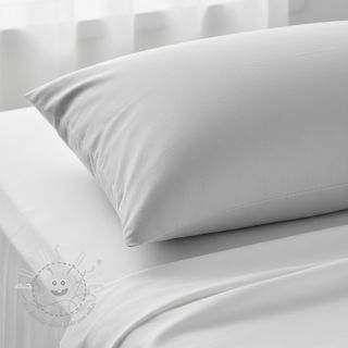 Baumwollstoff popeline light grey