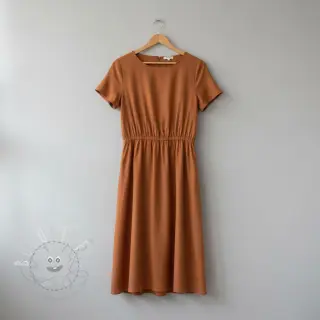Baumwollstoff popeline rust