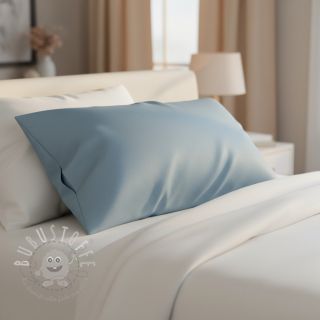 Baumwollstoff popeline light indigo